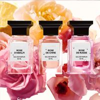 Perfume de 50 ml para fragancia neutral spray edp nota floral rosa rosa de la más alta calidad y entrega rápida