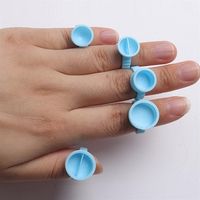 YioWio Eyelash Extension Glue Ring Container Cup Lash Grafting Grain Embroider Munsu Tattoo Ink Ring Container Cup Makeup Tool Acc198n