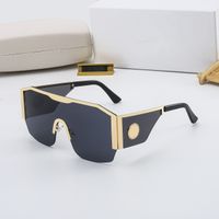 Óculos de sol de moda de alta qualidade para homem Mulher Erika Eyewear Brand Designer de óculos de sol Tide No Border UV400 7 Cor opcional