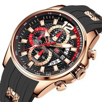 Watches For Men Top Brand Luxury Quartz Waterproof Sport Wristwatches Reloj Hombre Montre Homme Relogio Masculino Silicone Strap 220524