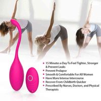 10 vibrateurs de points G pour les femmes vibrant l'œuf kegel exercice vaginal bille télécommandée vibratrice des balles
