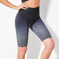 Ropa de gimnasia pantalones cortos de cintura alta para mujeres Tie-dye yoga sin costura
