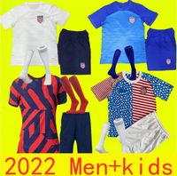 Adultos e crianças 2022 Estados Unidos camisetas de futebol 22 23 Pulisic Yedlin Bradley National Team Dempsey Altidore Usmnt Futebol Camisa