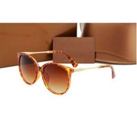 Mens Womens Designer Sunglasses Sun Glasses Round Fashion Gold Frame Glass Lens Eyewear For Man Woman With Original Cases Boxs Mixed Color 55858