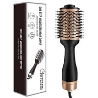 Electric Hair Brushes Professional Blowout Dryer Brush Black...