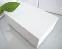 195x130x69mm 새로운 도착 직사각형 큰 흰색 잡화 저장 상자 비스킷 케이스 주최자 힌지 12pcs / lot가있는 주석 상자