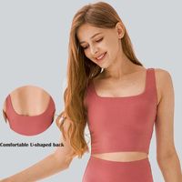 Tenue de yoga Sexy u couche-couchoproofprofer workout bras top femmes support support anti-sweat