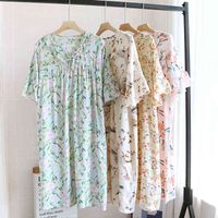 Японская ночная рубашка в стиле принцессы длинная юбка Женская весна и лето.