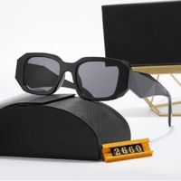 Moda Erkek Kadın Için Güneş Gözlüğü Unisex Tasarımcı Gözlük Beach Güneş Gözlükleri Küçük Çerçeve Lüks Tasarım UV400 Siyah-Siyah 7 Renk Isteğe Bağlı 2660 En Kaliteli Kutusu