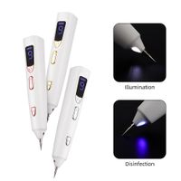 Double Lights LCD Plasma Pen Mole Dark Spot Remover for Face Body Tattoo Wart Freckle Removal 9 Levels Laser Pen Skin Care ToolN