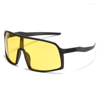 Güneş gözlükleri birleştirilmiş spor renkli gözlükler yol bisiklet sürme gözlükleri rüzgar geçirmez bisiklet açık hava kadınlar için UV400Sunglasses