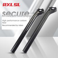 No Carbon MTB Seatpost Offset 25mm Mountain Bike Seat Tube 25.4 27.2 31.6 Ultra-light Gloss Matte Road Bicycle Seat Post 220517
