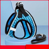 Dog Collars & Leashes Harness No Pull Reflective Breathable ...