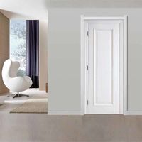 Reine weiße Türaufkleber Raum Renovierung Imitation Klassische Türen wasserdichtes selbstklebbares dekoratives Vinyl für Wohnkultur 220716