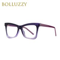 Solglasögon överdimensionerade glasögon ramar kvinnor vintage glas ram katt ögon retro non recept optisk klar anti-blå ray212y