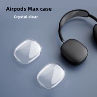 Custodia per cuffie per AirPods Max Cover per cuffie TPU Soft High Trasparente Apple Wireless Bluetooth Auricolare Auricolari Aurido antiurto e anti-caduta
