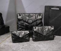 Сумка для плеча женщин перекрестные валы рюкзак Loulou Кошельки сумочки для шва кожаные дамы металлическая цепь высококачественная раскладушка