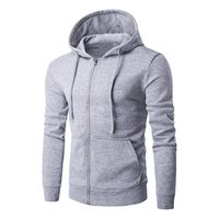 Men' s Jackets All- matched Fashion Hooded Drawstring Jac...