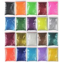 20 Colors Choice 100g Bulk Packs Extra Ultra Fine Nail Glitter Dust Powder Nails Art Tips Body Crafts Decoration Whole263V