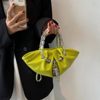 Bolsas de diseñador para mujeres bolsas de nubes plisadas de alta calidad con bolsos de cadena de correa