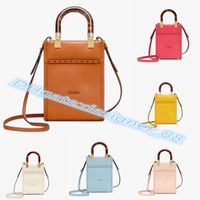 Высококачественные кожаные сумки для плеч сцепление сцепление по магазинам знаменитая сумочка солнце