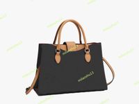 High Quality Designers Luxurys ONTHEGO MM GM bags handbag Ladies Chain Channel Shoulder Patent Leather Evening Bag wallet totes