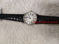 럭셔리 시계 숙녀 시계 쿼츠 무브먼트 W6700255 36mm 남자의 블랙 가죽 시계 여성 시계