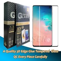 A Quality 3D Curved Edge Glue Tempered Glass Phone Screen Pr...