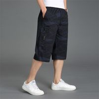 Shorts masculinos longos roupas de moda masculina Summer Beleches Streetwear Cotton Color Bermuda Bermuda Cargo 5xl 6xl tamanho grande