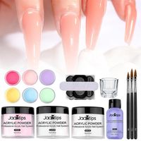 Nail Art Kits Acrylic Powder Set Crystal Glitter Kit Liquid Monomer Builder With Brush File Nails Extension Manicure292J