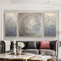 Paintings Unframed Wall Art Picture Gold Foil Abstract 3PCS Group Oil Painting On Canvas Living Room Decoration Showpieces Artwork