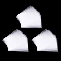 Charms 30pcs hojas de papel de película translúcida encogida enchufable para artesanos