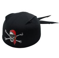 Fancy Dress Skull Pirate Captain Hat Head Scarf Cap Party Headwrap Bandana Halloween Theme Costume Cosplay Cap