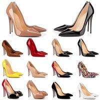 Christians Designers Red Bottoms High Heels Luxury Christians Womens Platform Dress Shoes Women Peep-toes Sandals Sexy Pointed Toe Sole Cqd