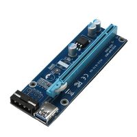 30cm 60cm USB 3.0 PCI-E Express Adapter Card For Bit Coin Mining Cord Wire 1x To16x Extender Riser SATA Power Raiser Cable Compute215Z
