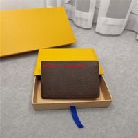 European American fashion Men wallet famous men wallet Boy short small wallet with box dust bag Coin Purse Card package238S