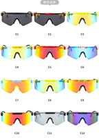 Gafas de ciclo de bicicleta Gafas de sol Rose Viper Mirror polarizado de doble ancho TR90 UV400 Caso de protección