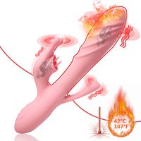 Masaj penis horoz olo dil yalama yapay penis ısıtma vibratör 12 frekans g-spot masaj vajina klitoral uyarıcı oyuncaklar kadınlar seks dükkanı