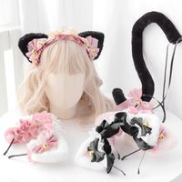 Other Event & Party Supplies Lovely Hair Band Tail Suit Sweet Cat Ribbon Accessories Bell Fluffy