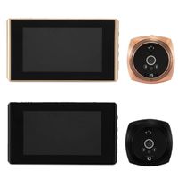 Doorbells Top Offres 4.3 pouces Écran LCD Donne-sonnette Numérique 160 ° Eye de porte Œil Electronic Peephole Caméra Viewer Cloche extérieure