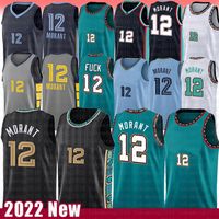 12 Ja Morant Basketball Jersey Sports Mens Shirts Jerseys Si...