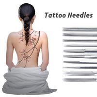 100PCS Disposable Sterile Tattoo Needles Assorted Mixed Sizes Made by 316 Stainless Steel For Tattoo Gun Kits Grip Tattoo Supplies266Z