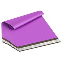 Embrulho de presente 100pcs 10x13 polegadas 25,5x33cm Purple Poly Mailers Bags Boutique Couture Envelopes