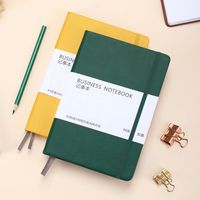Note dos blocos de notas de notas de notebook A5 Stationaria fornece bandagem elástica Agenda de cor sólida Diário de papel grosso Dott