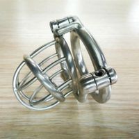 Chastity Devices Male Chasity Cock Cages Steel BDSM Bondage Gear Stainless Steel Penis Man Cbt Screw And Permanent Lock Mens Toys 279E