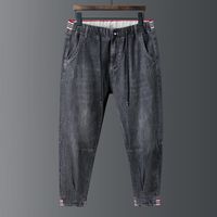Jeans maschile plus taglie 2022 estate di alta qualità da uomo pantaloni strappati con pantaloni solidi cargo maschio denim maschile maschile lunghi piccoli