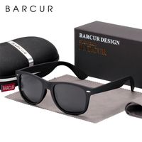 Barcur rétro verres hommes Lunettes de soleil vintage Fashion Classic Brand Lunettes Femmes Sunglasses Unisexe UV400 DE SOL 220611
