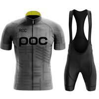 RCC POC Cycling Sets Mountainbike Uniform Sommer Mann Cycling Jersey Set Road Bicycle Trikots MTB Fahrradverschleiß 220621