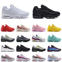 running shoes for men women Triple White Black Neon women Pl...