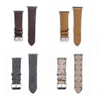 Fashion Designer Uhrengurt für Apple Watchband Iwatch Band 41mm 45 42 mm 38 mm 40 mm 44 mm iwatch 2 3 4 5 6 7 Bänder Design Lederriemen Armband Streifen Bänder